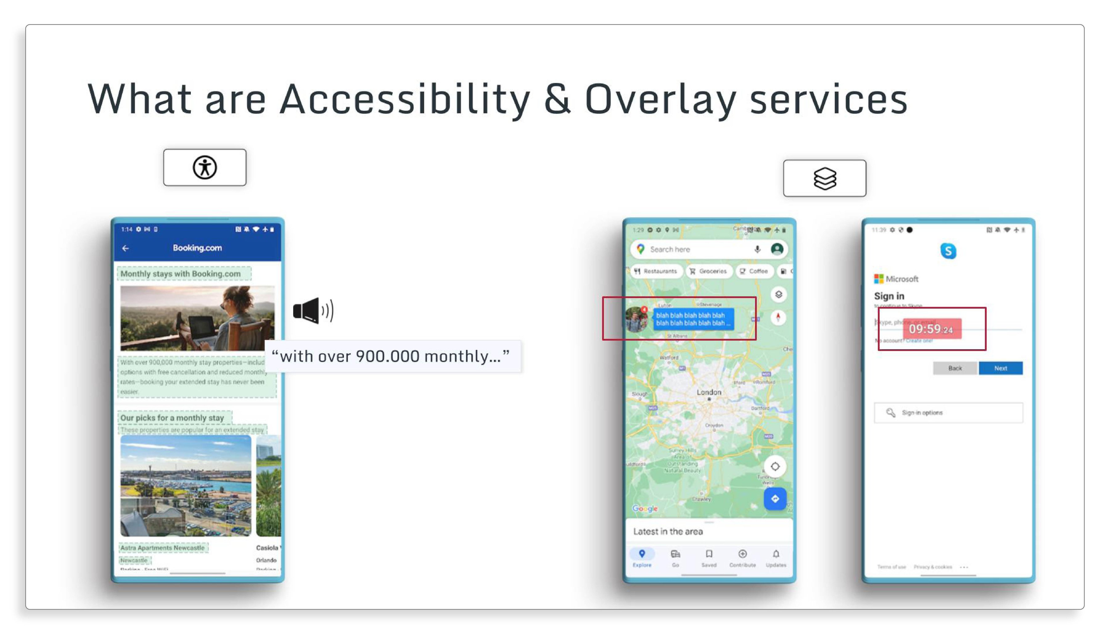 Webinar recap accessibility features overlays on android